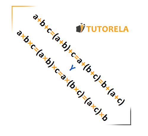 2 formulas dela propiedad asociativa