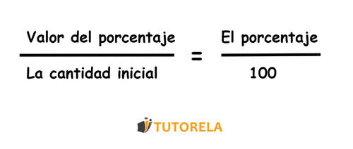A1 -Para resolver problemas de porcentajes, usaremos la siguiente fórmula