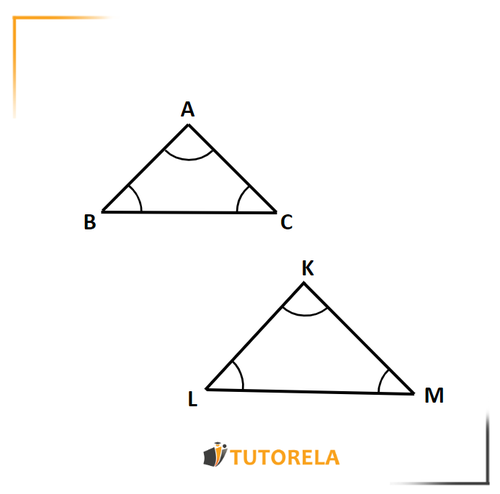 Para probar la semejanza de dos triángulos